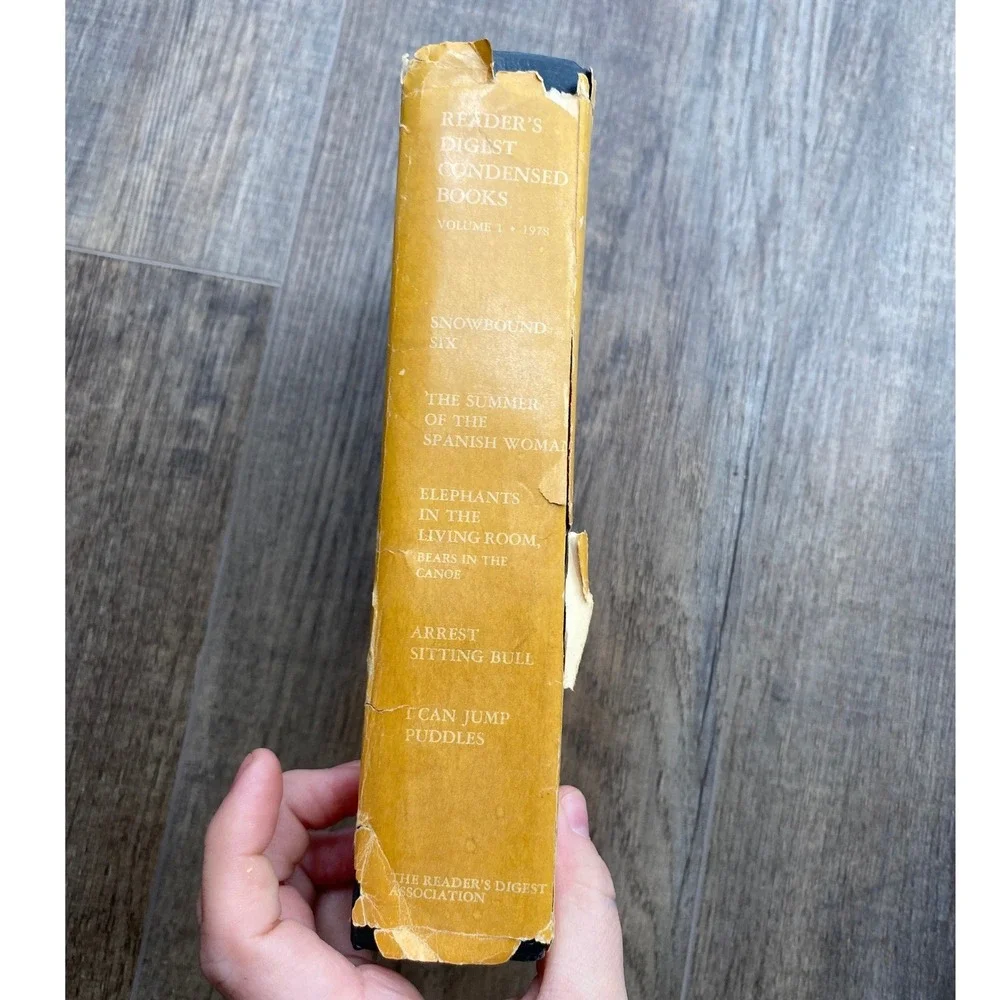Readers Digest Condensed Book Vol 1 1978 Snowbound Six Catherine Gaskin Hardcovr